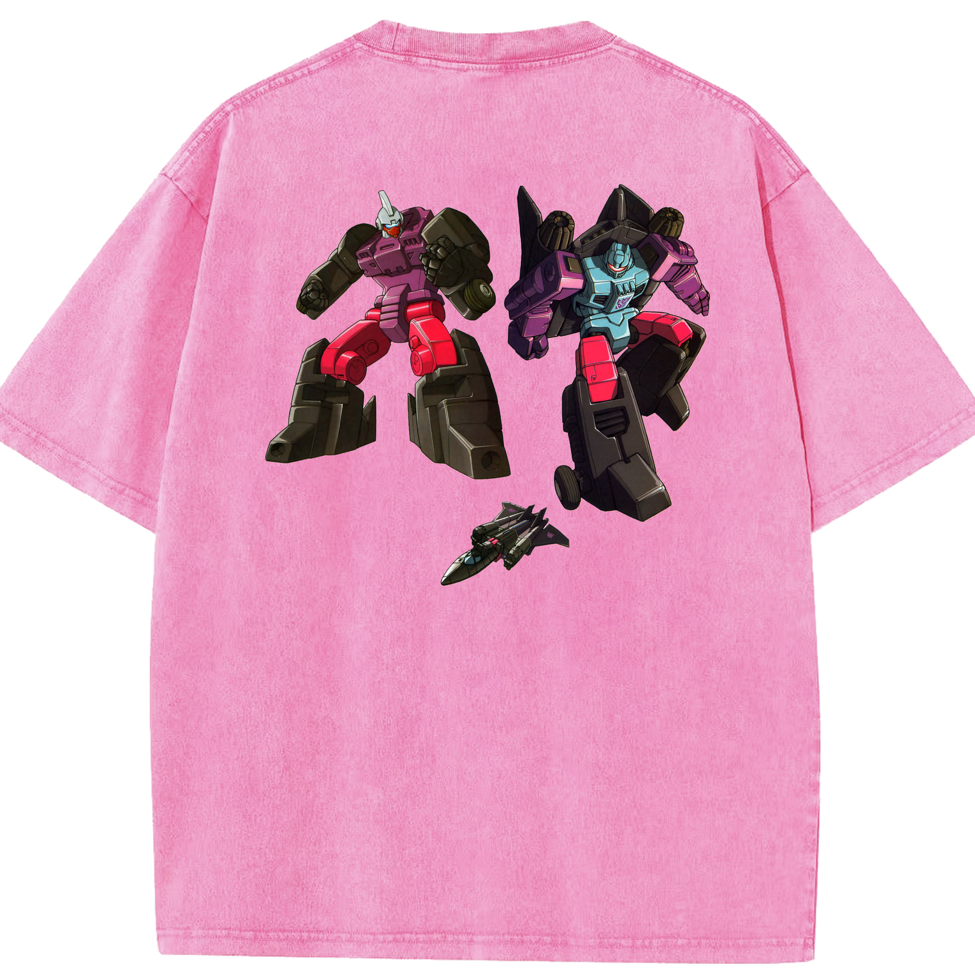 （画像用）  綿100% ヴィンテージ風 半袖Tシャツ（背面プリント）